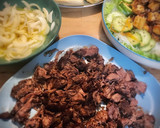 Foto del paso 20 de la receta: Cena asiática: Pan bao casero con carne desmechada & Ensalada con tofu caramelizado