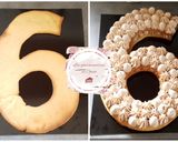 Une image de l'étape 6 de Number cake Kinder.