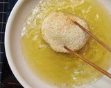 Hình bước làm 4 của món Cách làm bánh tiêu nở phồng đơn giản tại nhà