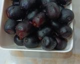 A picture of step 1 of Jamun Raita.