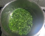 A picture of step 1 of Methi matar Malai.