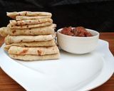 A picture of step 11 of Garlic Soft Layered Chapati.