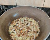 A picture of step 5 of Green moong toor dal tadka.
