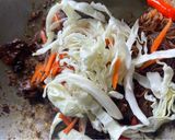 Gambar langkah 7 resipi Mee Hoon Goreng Daging.