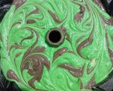Foto langkah ke 5 dari resep Marble Butter Cake Jadoel, mix Pandan Coklat.