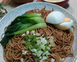 港式壽桃牌鲍魚撈麵的食譜步驟3照片