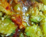A picture of step 3 of Pumpkin curry.