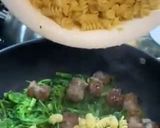 A picture of step 7 of Pasta with Broccoli Rabe and Italian Sausage.