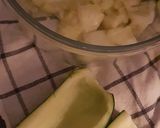 Foto del paso 3 de la receta Calabacines rellenos de pollo a la barbacoa y miel🍯
