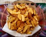 Sajtos-tejszínes kukoricás csirkemell héjában sült krumplival recept fázis 4 fotója