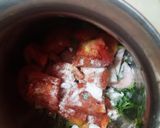 A picture of step 3 of Mint sweet chutney.
