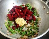 A picture of step 3 of Beetroot & Cowpea Beans Gravy.