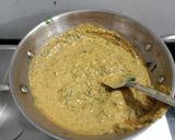 A picture of step 4 of Kothimbir vadi.