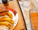 A picture of step 2 of Banana Walnut Pudding.