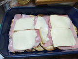 Lasagna de berenjenas con salsa blanca
