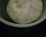 A picture of step 2 of Veg Pizza made with homemade base.