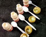 A picture of step 4 of Creamy Kiwi Punch in Yakult Poori.
