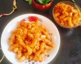 A picture of step 1 of Red sauce pasta (cheese red sauce pasta).
