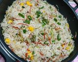 A picture of step 16 of Vegetables Fried Rice.
