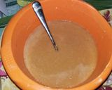 Foto langkah ke 6 dari resep Bolu Sarang Semut (Caramel Cake) Magic com.
