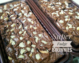 Foto langkah ke 9 dari resep Super Fudge Brownies.