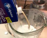 A picture of step 4 of Sonoran Rice Water or Horchata.