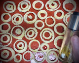 Foto del paso 21 de la receta: Cena norteamericana: Hamburguesas caseras con aros de cebolla y salsa barbacoa