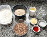 Foto del paso 1 de la receta: Crackers integrales