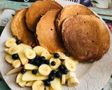 Foto del paso 4 de la receta: Panqueques con avena y plátano ♥️