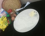 A picture of step 1 of Milky cookies.