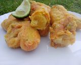 A picture of step 5 of Banana fritters.