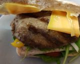 A picture of step 3 of My Naughty Sandwich Burger with Salad.
