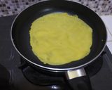 Foto langkah ke 3 dari resep Mille crepe.
