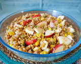 Foto del paso 7 de la receta: Ensalada de lentejas con atún y manzana