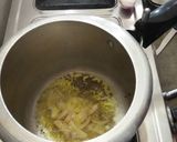 A picture of step 1 of Rice and lentile khichdi.