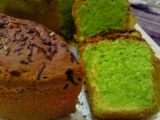 Bolu Pandan Tanpa Santan (Loyang tulban uk : 20)