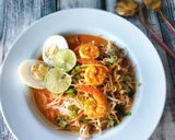 Foto langkah ke 7 dari resep Laksa Udang Singapore.