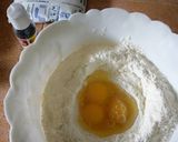 A picture of step 2 of "Traditional pancake" #newauthorchallenge.