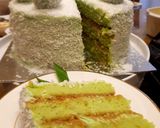 Foto langkah ke 13 dari resep KLEPON CAKE (with pandan chiffon cake).
