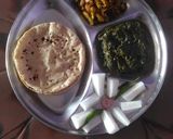 सरसों पालक बथुआ का साग(sarso palak bathua ka saag recipe in Hindi) रेसिपी चरण 6 फोटो