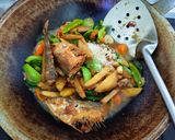 Foto langkah ke 5 dari resep Tumis Ikan Asin Peda Jengkol.