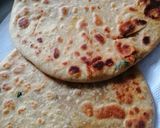 A picture of step 7 of Spicy missa (gram flour) paratha.
