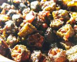 A picture of step 4 of Crispy Okra recipe | Crispy Bhindi | Bhindi popcorn.