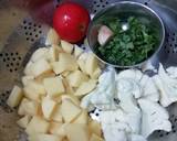 Cauli-potato Bhaji recipe step 1 photo