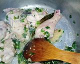 A picture of step 10 of Chicken Scallion Biryani.