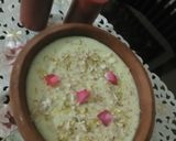 A picture of step 8 of Kesari Phirni.