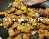 A picture of step 5 of Kung Pao Chicken.