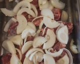 Édesburgonyás rakott tarja recept fázis 2 fotója