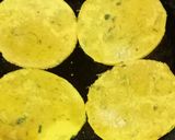 A picture of step 3 of Barley Flour Biscuit Masala Bhakri.
