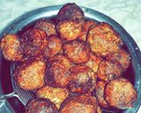 A picture of step 6 of Lauki/ kaddu ke koftey.